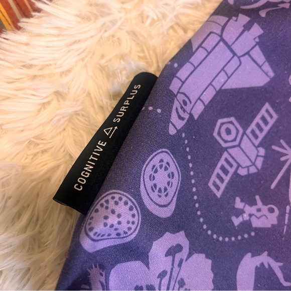 *MUST GO!* Science-themed Recycled Canvas Tote Bag - Picture 3 of 4